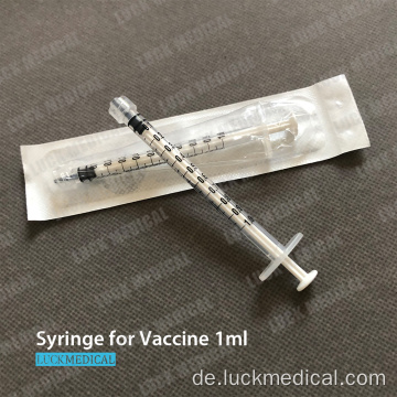 Impfstoffspritze leer für Covid